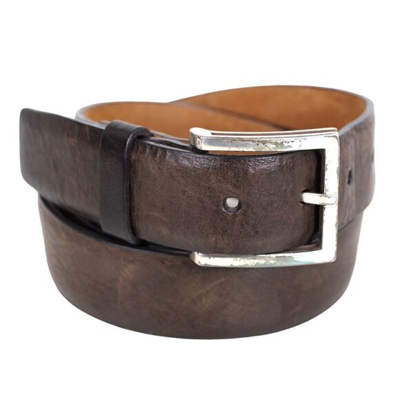 W. Kleinberg BROWN GENUINE LEATHER 1 3/8"Wd CASUAL DRESS MEN'S BELT Sz 36 (F6 - Picture 2 of 15